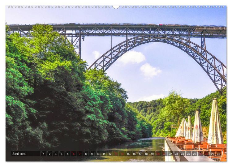 Produktbild: Nordrhein-Westfalen - Stadtansichten (hochwertiger Premium Wandkalender 2026 DIN A2 quer), Kunstdruck in Hochglanz