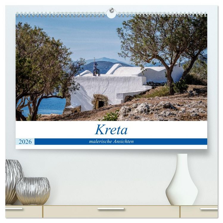 Produktbild: Kreta - malerische Ansichten (hochwertiger Premium Wandkalender 2026 DIN A2 quer), Kunstdruck in Hochglanz