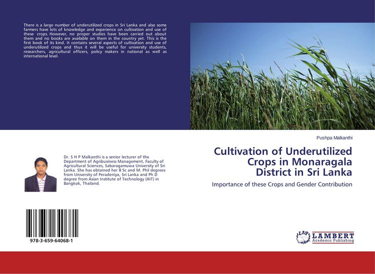 Produktbild: Cultivation of Underutilized Crops in Monaragala District in Sri Lanka