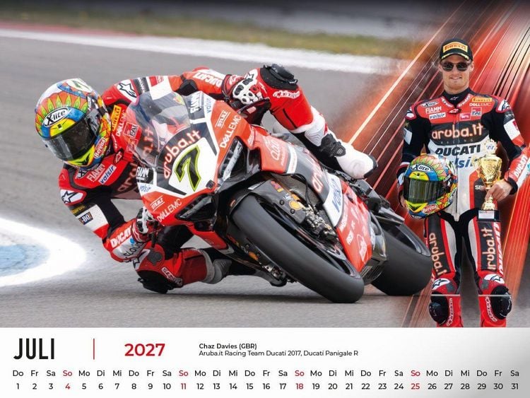 Produktbild: The Best of Ducati im Rennsport Kalender 2027