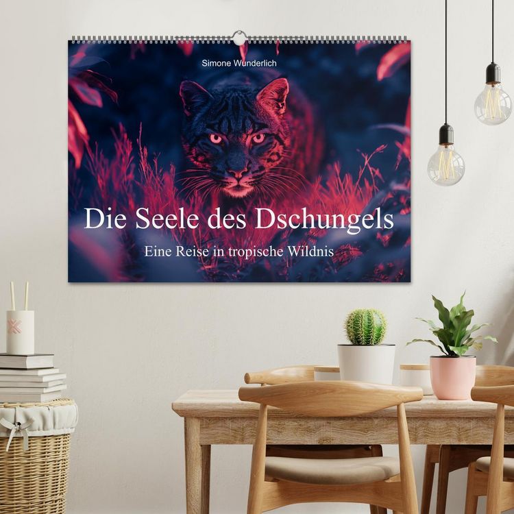 Produktbild: Die Seele des Dschungels - Eine Reise in tropische Wildnis (Wandkalender 2026 DIN A2 quer), CALVENDO Monatskalender
