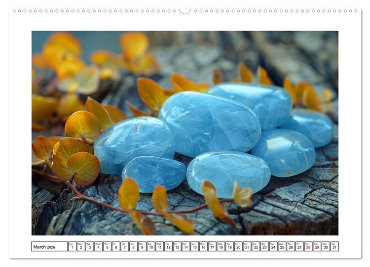 Produktbild: Shining Semi-Precious Stones (Wall Calendar 2026 DIN A2 landscape), CALVENDO 12 Month Wall Calendar