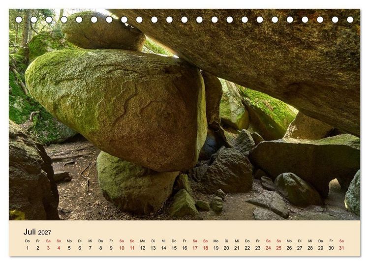 Produktbild: Franken - eine Region voller Naturwunder (Tischkalender 2027 DIN A5 quer), CALVENDO Monatskalender