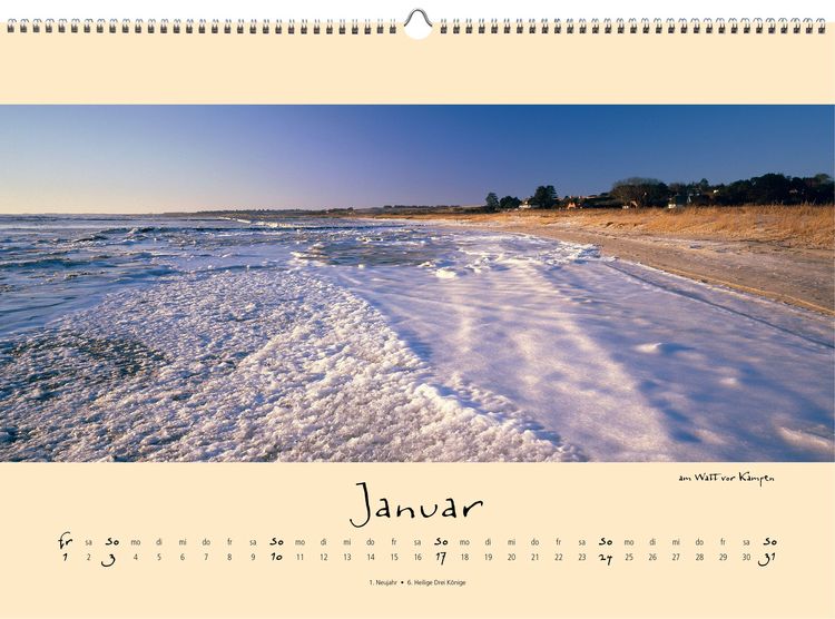 Produktbild: Sylt-die Insel 2027 Panoramakalender