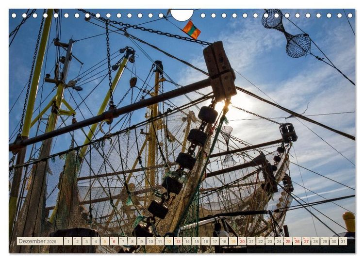Produktbild: Reise an die Nordsee - Greetsiel (Wandkalender 2026 DIN A4 quer), CALVENDO Monatskalender