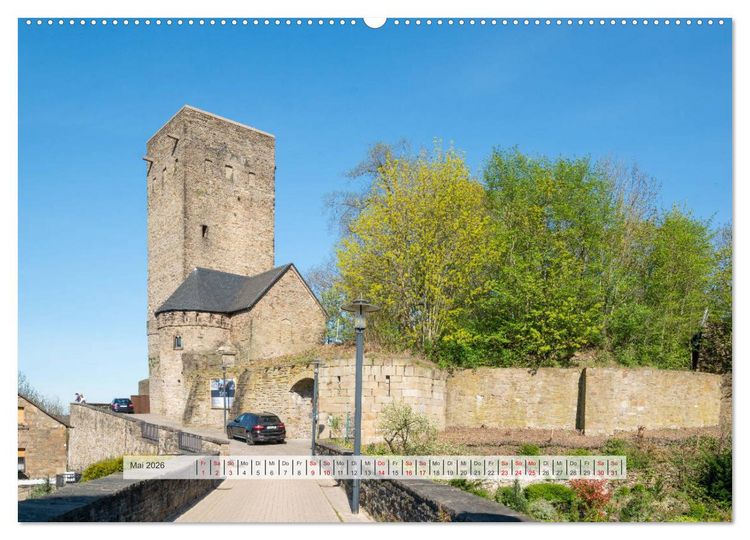 Produktbild: Ritterwelten an der Ruhr (hochwertiger Premium Wandkalender 2026 DIN A2 quer), Kunstdruck in Hochglanz