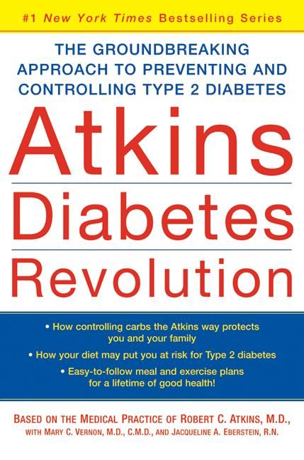 Produktbild: Atkins Diabetes Revolution: The Groundbreaking Approach to Preventing and Controlling Type 2 Diabetes