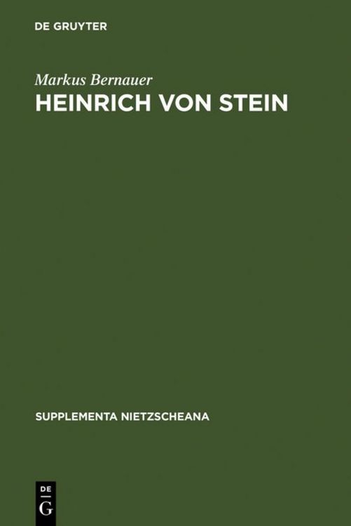 Produktbild: Heinrich von Stein