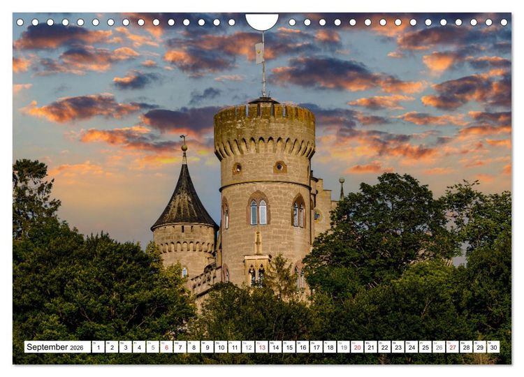 Produktbild: Werra Burgen Steig (Wandkalender 2026 DIN A4 quer), CALVENDO Monatskalender