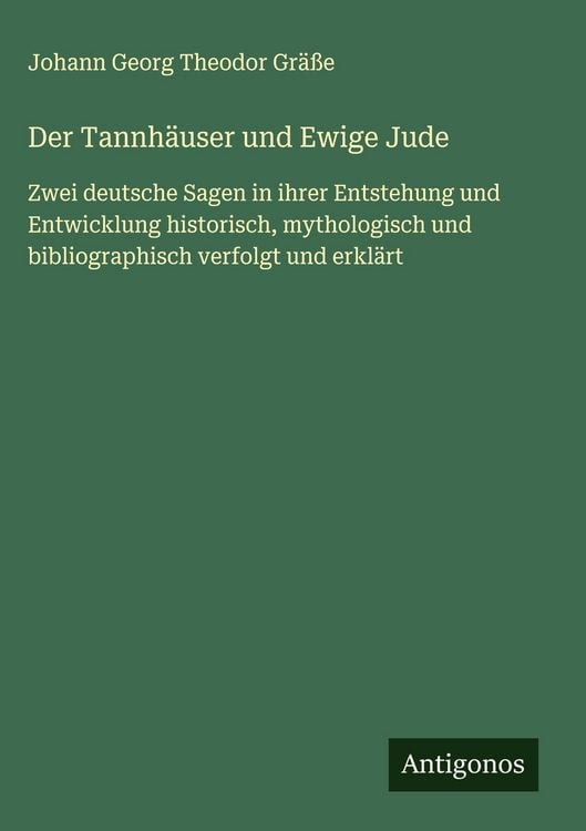 Produktbild: Der Tannh&auml;user und Ewige Jude