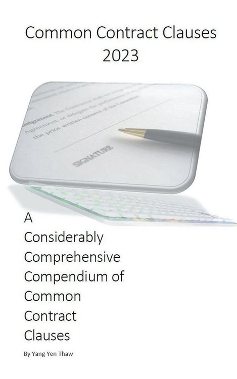 Produktbild: Common Contract Clauses 2023
