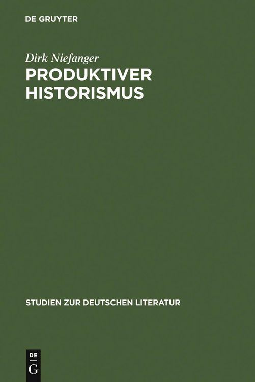 Produktbild: Produktiver Historismus