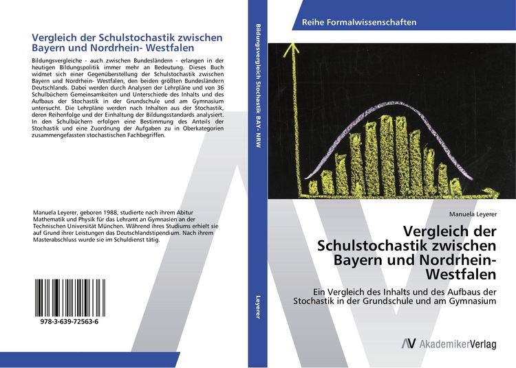 Produktbild: Vergleich der Schulstochastik zwischen Bayern und Nordrhein- Westfalen