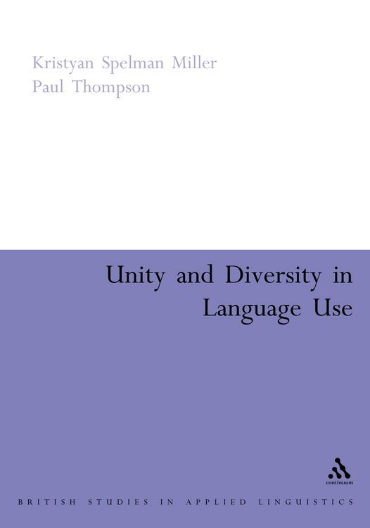 Produktbild: Unity and Diversity in Language Use