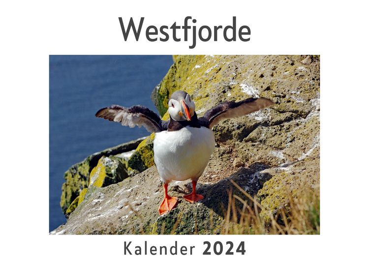 Produktbild: Westfjorde (Wandkalender 2024, Kalender DIN A4 quer, Monatskalender im Querformat mit Kalendarium, Das perfekte Geschenk)
