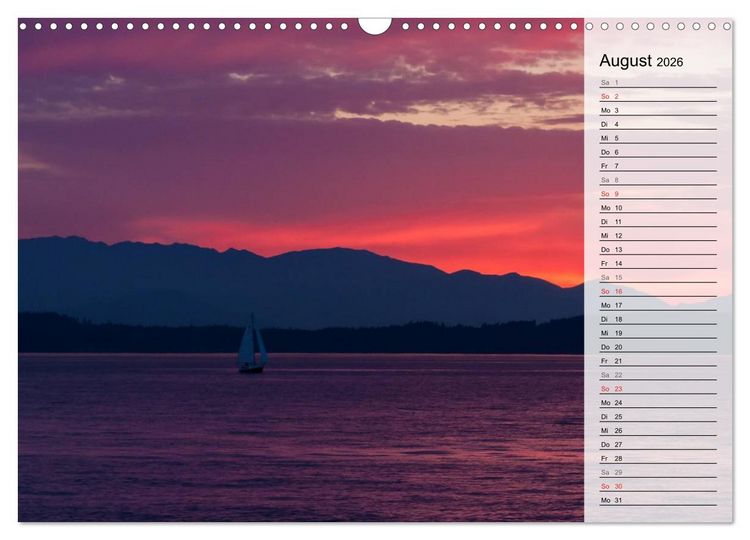 Produktbild: Eine Reise nach Seattle (Wandkalender 2026 DIN A3 quer), CALVENDO Monatskalender