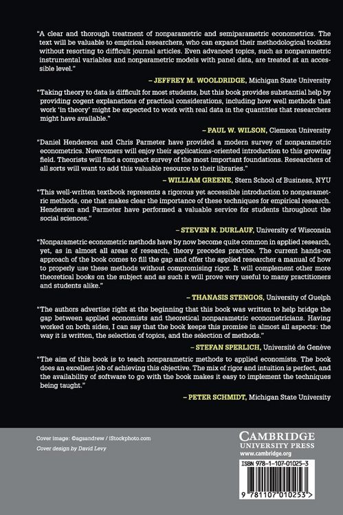Produktbild: Applied Nonparametric Econometrics
