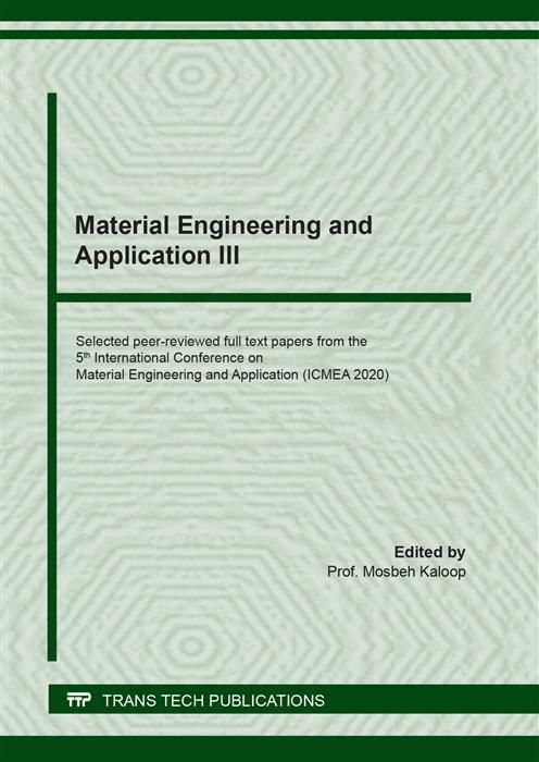 Produktbild: Material Engineering and Application III