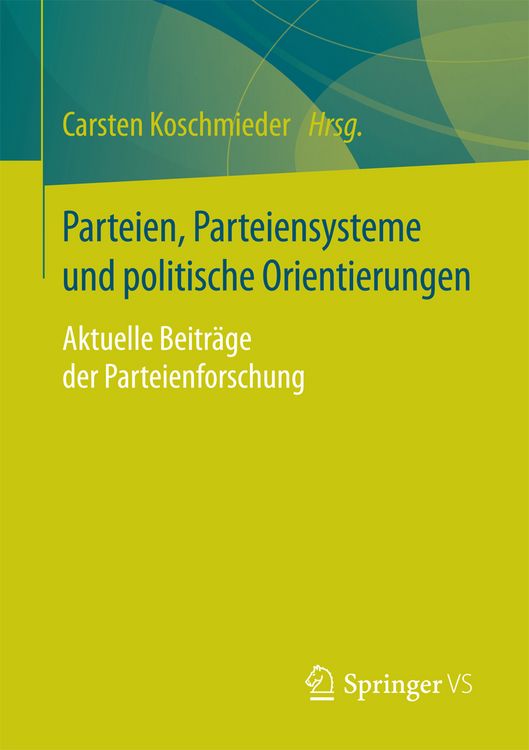 Produktbild: Parteien, Parteiensysteme und politische Orientierungen