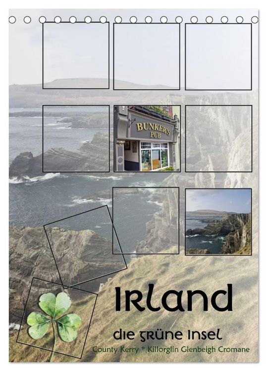 Produktbild: Irland - die gr&uuml;ne Insel (Tischkalender 2026 DIN A5 hoch), CALVENDO Monatskalender