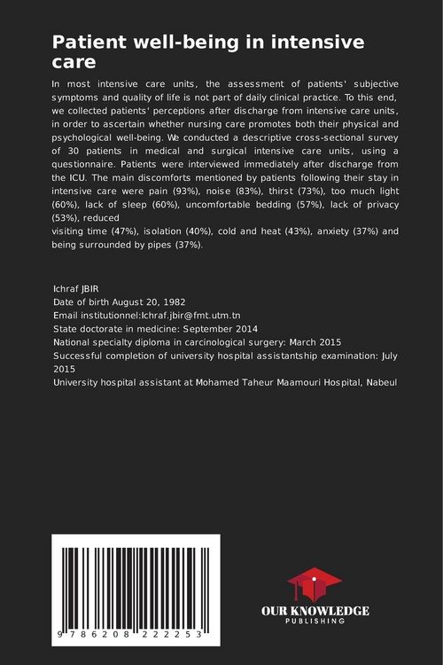 Produktbild: Patient well-being in intensive care
