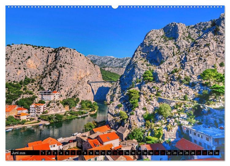 Produktbild: DALMATIEN - KROATISCHE K&Uuml;STE - Split mit Umgebung (Wandkalender 2026 DIN A2 quer), CALVENDO Monatskalender