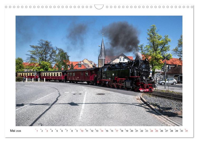 Produktbild: Wernigerode - Die Fachwerkstadt im Harz (Wandkalender 2026 DIN A3 quer), CALVENDO Monatskalender