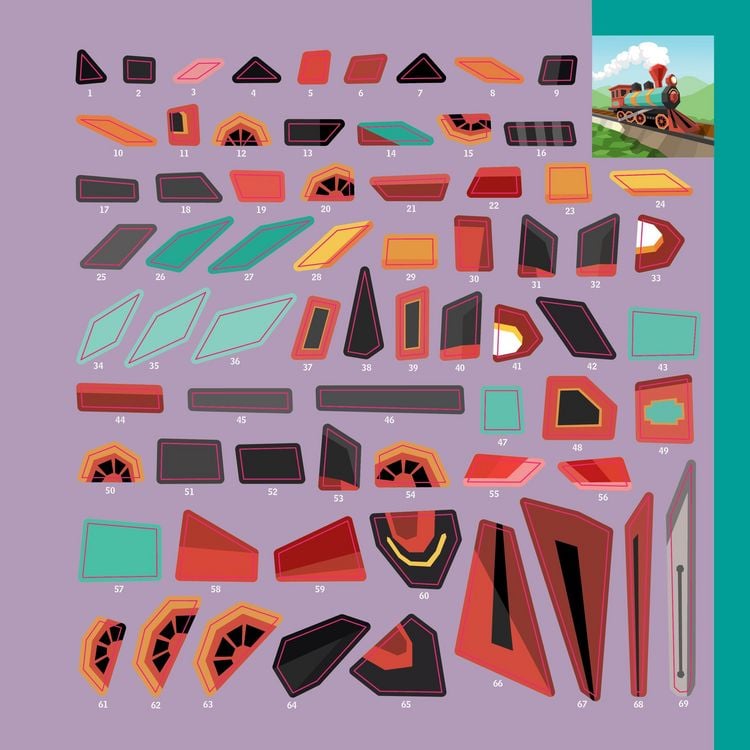 Produktbild: Paint by Sticker Kids (Official): Trucks Trains & More