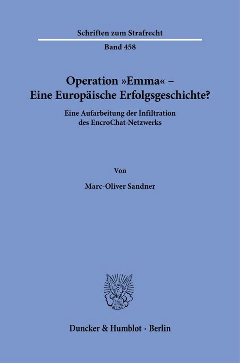 Produktbild: Operation "Emma" &ndash; Eine Europ&auml;ische Erfolgsgeschichte?