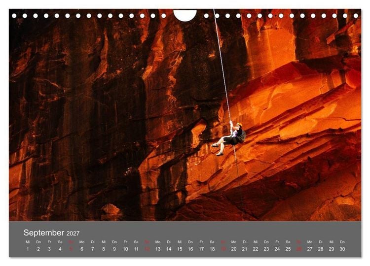 Produktbild: Bergsteigen - Extremsport am Limit (Wandkalender 2027 DIN A4 quer), CALVENDO Monatskalender