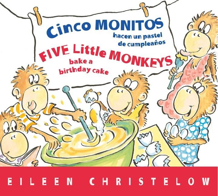 Produktbild: Christelow, E: 5 Little Monkeys Bake Birthday Cake/Cinco Mon