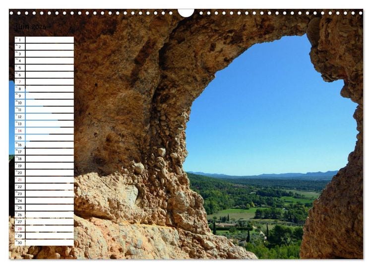 Produktbild: La Montagne Sainte-Victoire &ndash; dans les pas de C&eacute;zanne (Calendrier mural 2026 DIN A3 vertical), CALVENDO calendrier mensuel