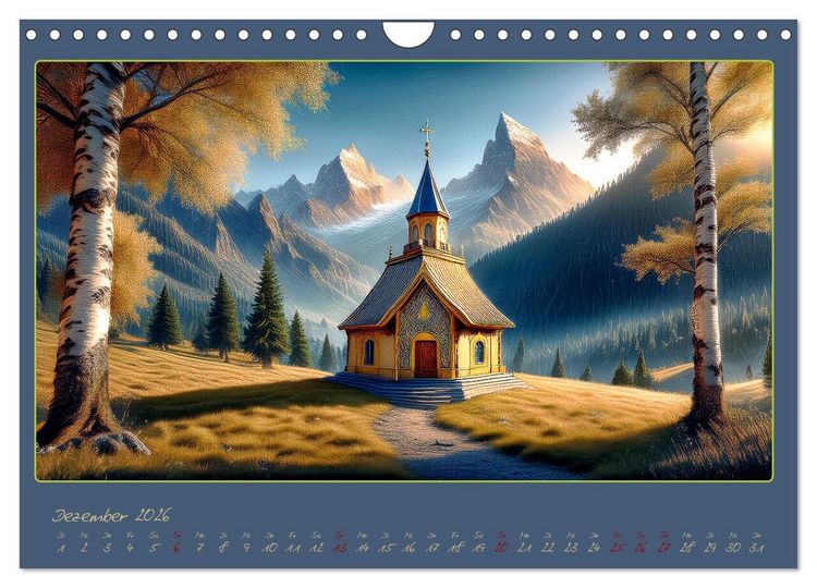 Produktbild: Landschaft romantisch gesehen (Wandkalender 2026 DIN A4 quer), CALVENDO Monatskalender