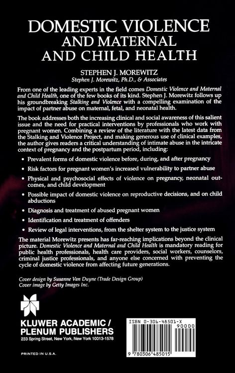 Produktbild: Domestic Violence and Maternal and Child Health