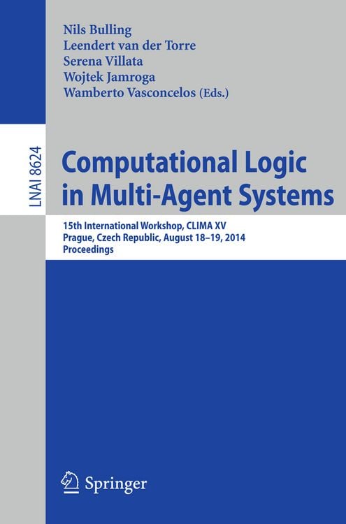 Produktbild: Computational Logic in Multi-Agent Systems