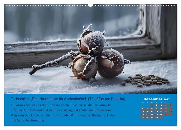 Produktbild: 12 M&auml;rchen unserer Welt (hochwertiger Premium Wandkalender 2027 DIN A2 quer), Kunstdruck in Hochglanz
