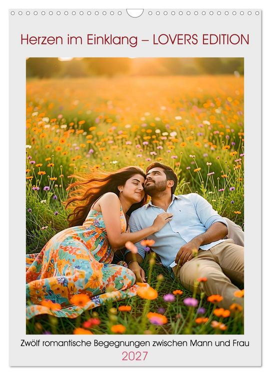 Produktbild: Herzen im Einklang &ndash; LOVERS EDITION (Wandkalender 2027 DIN A3 hoch), CALVENDO Monatskalender