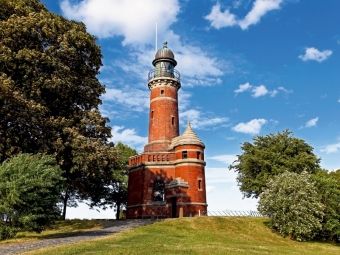 Produktbild: CALVENDO Puzzle Der Leuchtturm in Kiel-Holtenau | 1000 Teile Lege-Gr&ouml;&szlig;e 64x48cm Foto-Puzzle f&uuml;r gl&uuml;ckliche Stunden