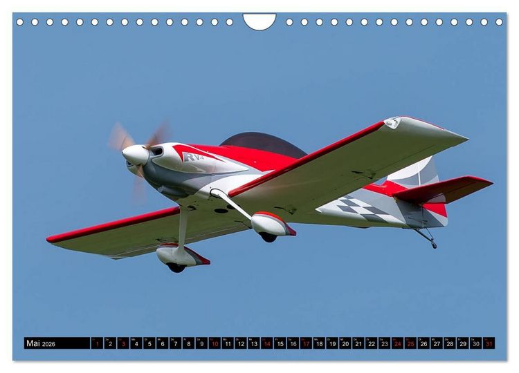 Produktbild: Modellflugkalender 2026 (Wandkalender 2026 DIN A4 quer), CALVENDO Monatskalender
