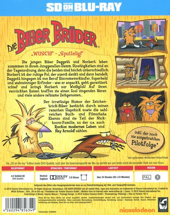 Produktbild: Die Biber Br&uuml;der - Die komplette Serie (SD on Blu-ray) [2 BRs]