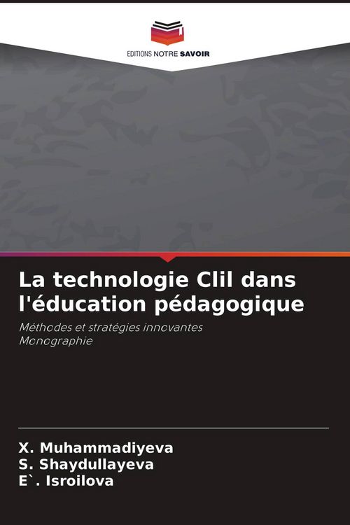 Produktbild: La technologie Clil dans l'&eacute;ducation p&eacute;dagogique