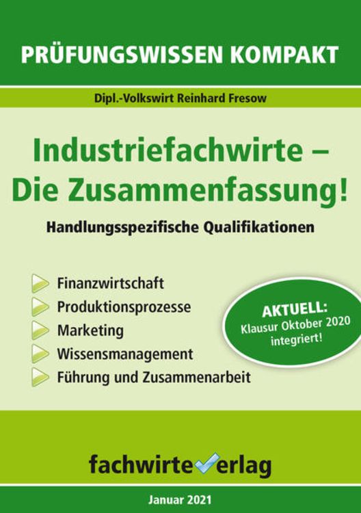 Produktbild: Industriefachwirte: Die Zusammenfassung