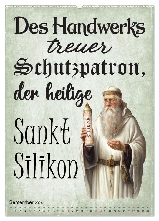 Produktbild: Handwerker Spr&uuml;che (hochwertiger Premium Wandkalender 2026 DIN A2 hoch), Kunstdruck in Hochglanz