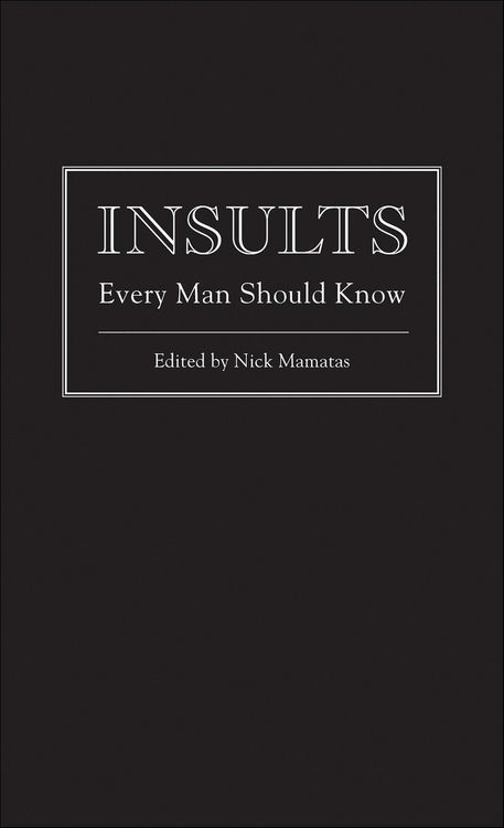 Produktbild: Insults Every Man Should Know