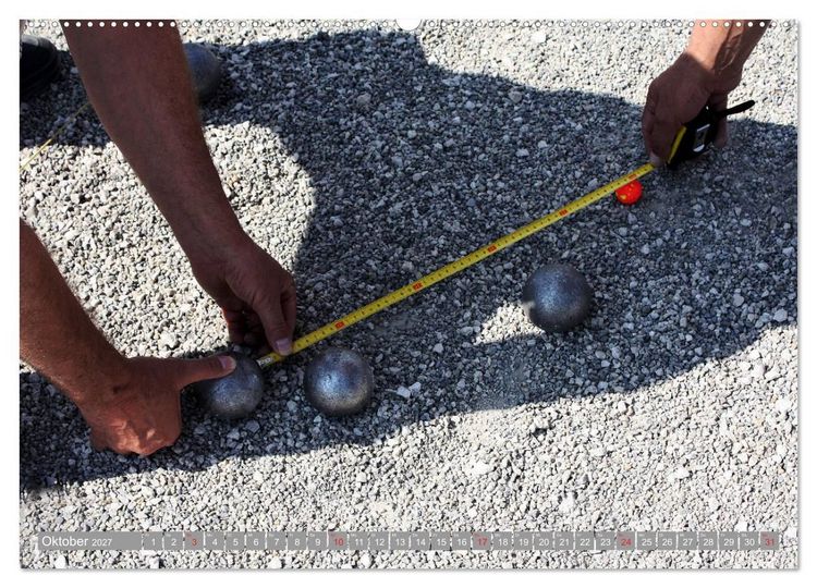 Produktbild: Boule. Konzentration - Sport - Entspannung (hochwertiger Premium Wandkalender 2027 DIN A2 quer), Kunstdruck in Hochglanz