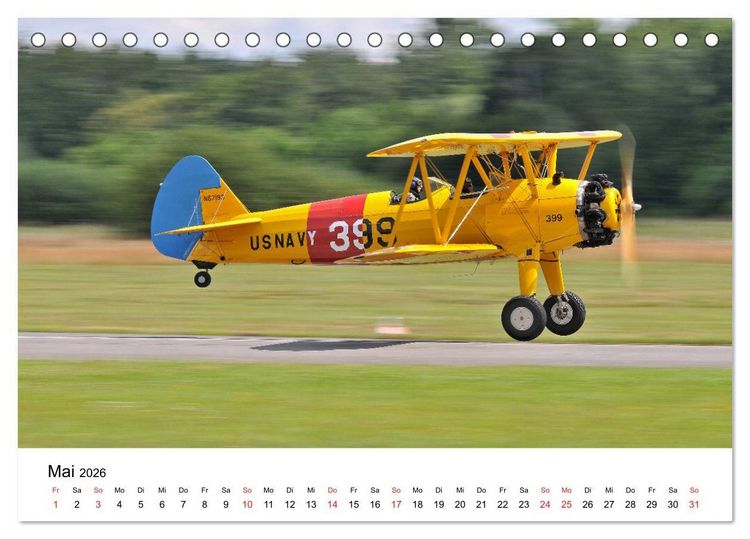 Produktbild: Best of Aviation (Tischkalender 2026 DIN A5 quer), CALVENDO Monatskalender