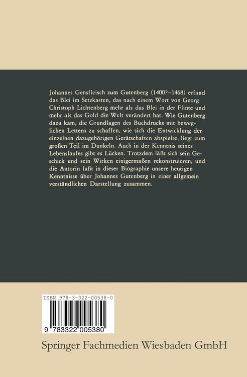 Produktbild: Johannes Gutenberg