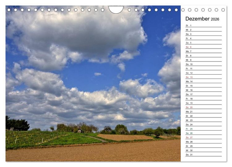 Produktbild: Landschaften des Kraichgaus (Wandkalender 2026 DIN A4 quer), CALVENDO Monatskalender