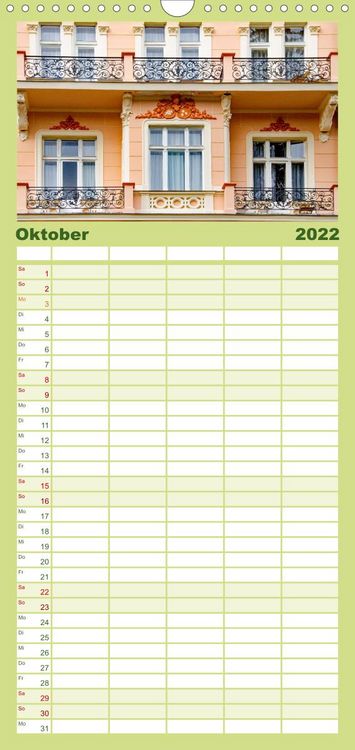 Produktbild: Familienplaner Kurort Karlsbad (Wandkalender 2022 , 21 cm x 45 cm, hoch)