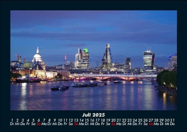 Produktbild: London 2025 Fotokalender DIN A5